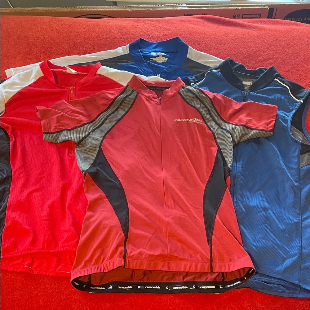 Cycling Jackets/Vests Lot of 4